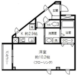 エミール赤塚の物件間取画像